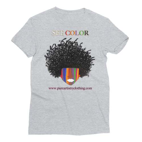 Pure Artistry Logo Tee - Gray (Women's)