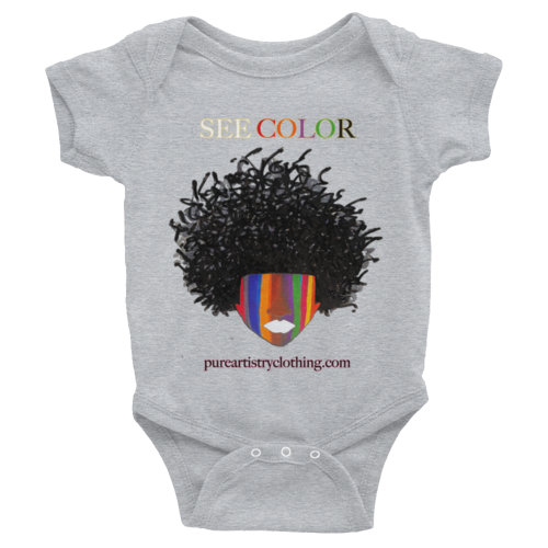 Pure Artistry Logo Onesie - Heather Gray (Infant)